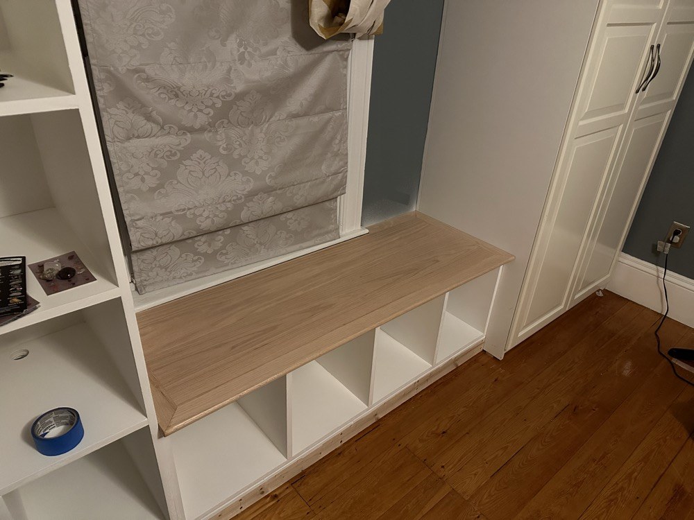 Reading bench top during fitting